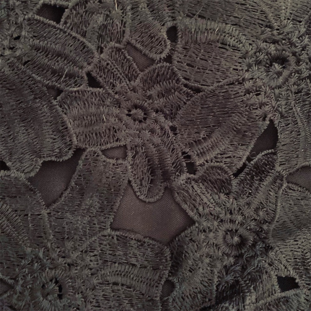 ASTR the label black floral lace sleeveless dress - Picture 6 of 8
